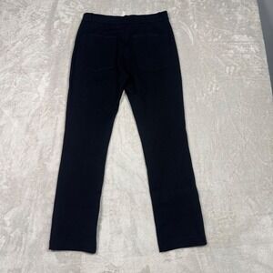 Nells Nelson‎ Womens Black Straight Leg Pants 4/6 Made in Italy Viscose Stretch